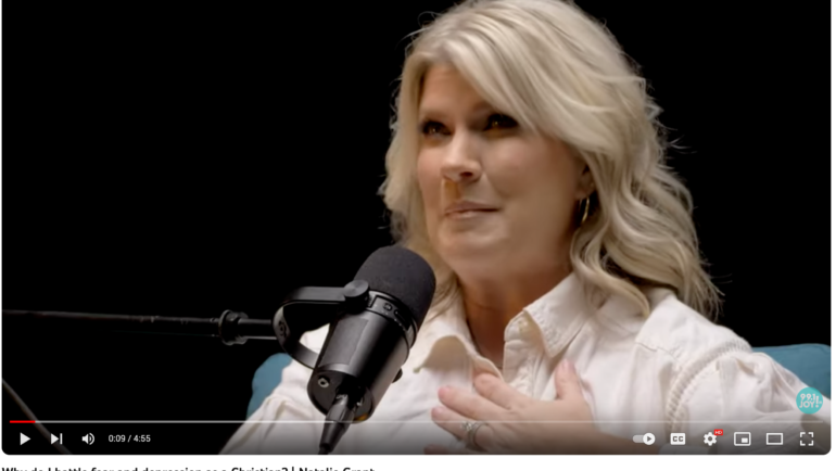 Natalie Grant explains what depression and anxiety is like for Christians, and how she overcame it.