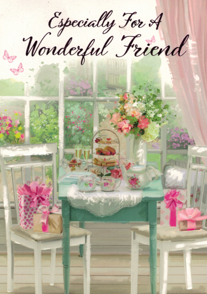 My dear friend Audrey's Birthday card to me. 